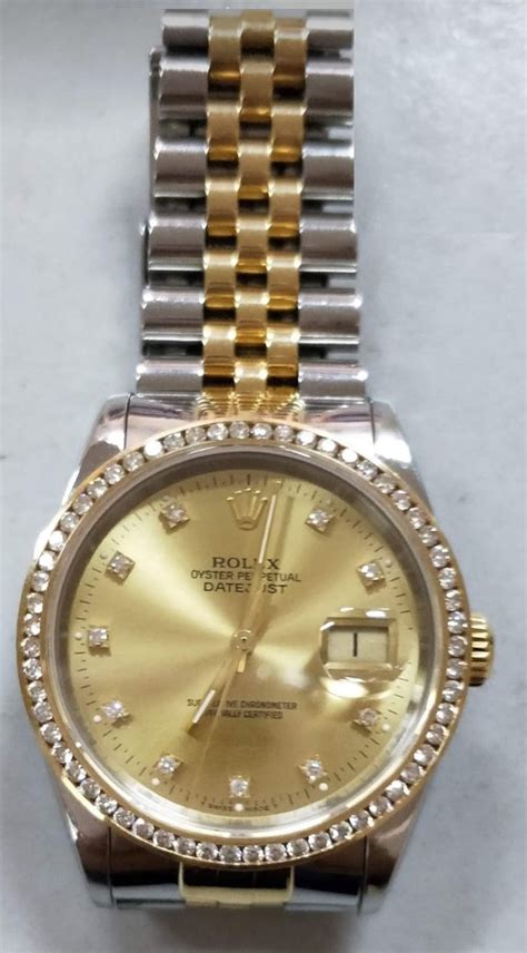 rolex model 16223|Rolex 16233 gold with diamonds.